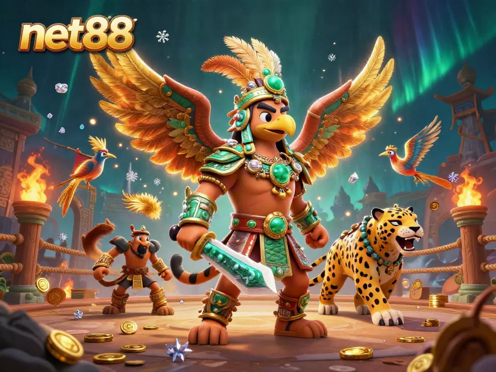 Engage with thrilling net88 gaming experiences featuring vibrant characters and dynamic elements.