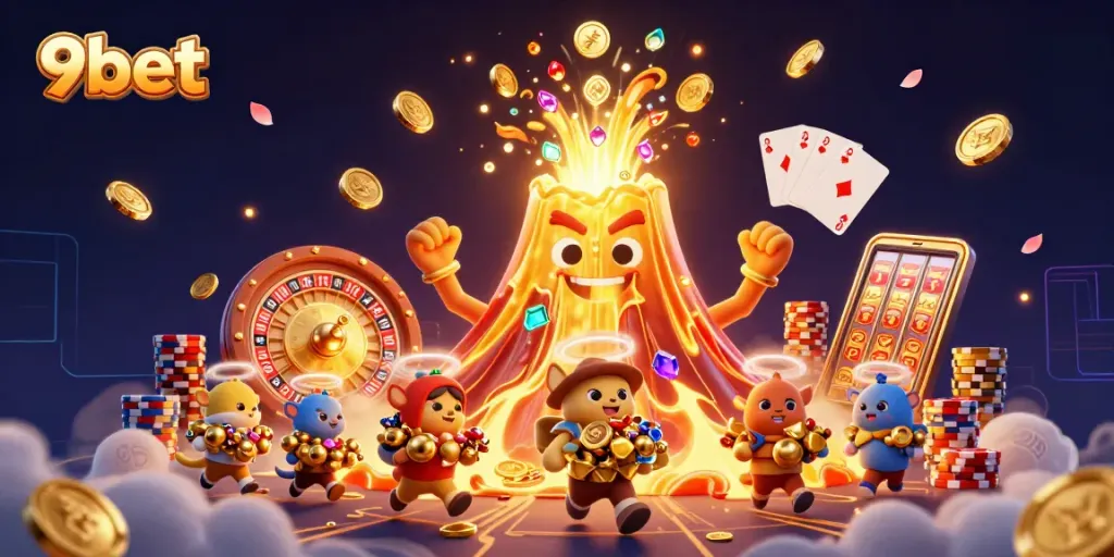 Experience thrilling wins with 9bet's vibrant casino adventure featuring dynamic gaming elements.