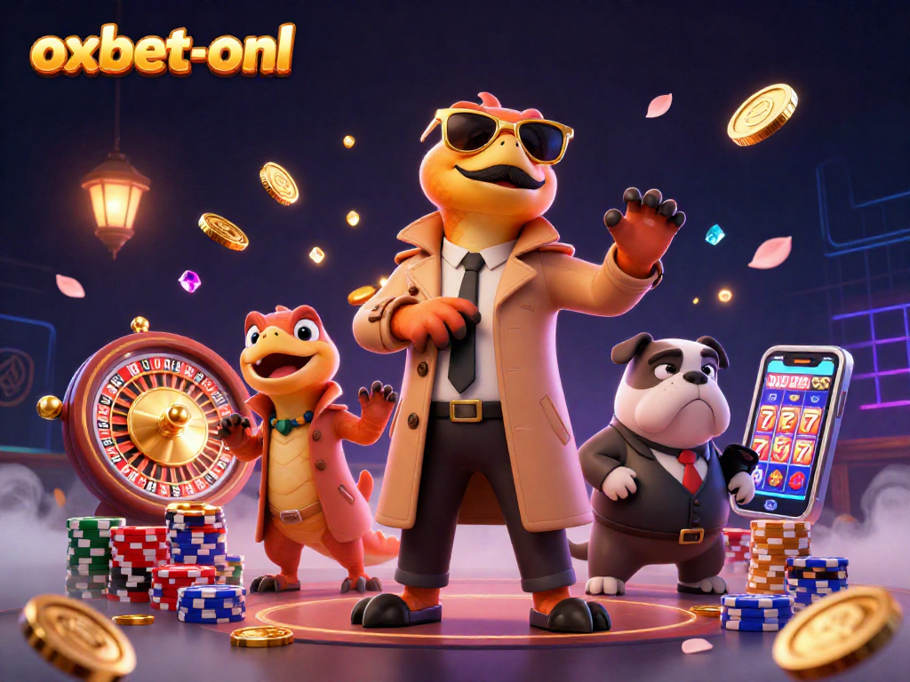Experience excitement at oxbet-onl with raptors in a trench coat entering a VIP casino lounge.