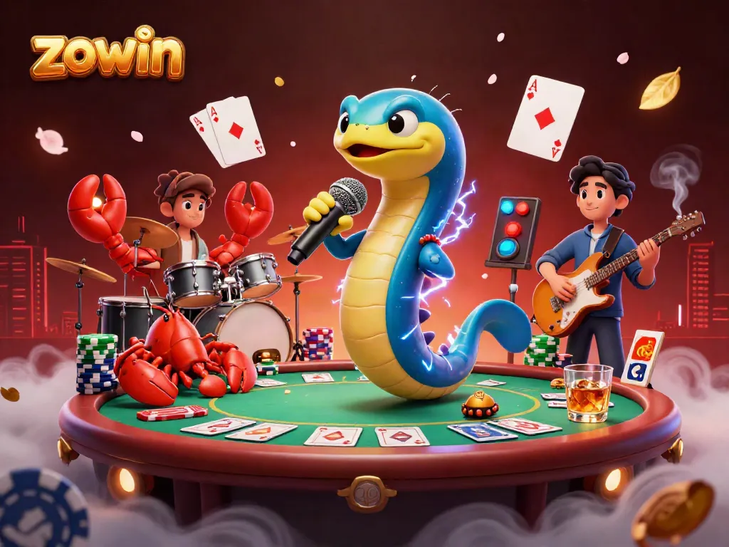 Zowin transforms the gaming experience with electric-themed underwater casino featuring vibrant characters and gameplay elements.