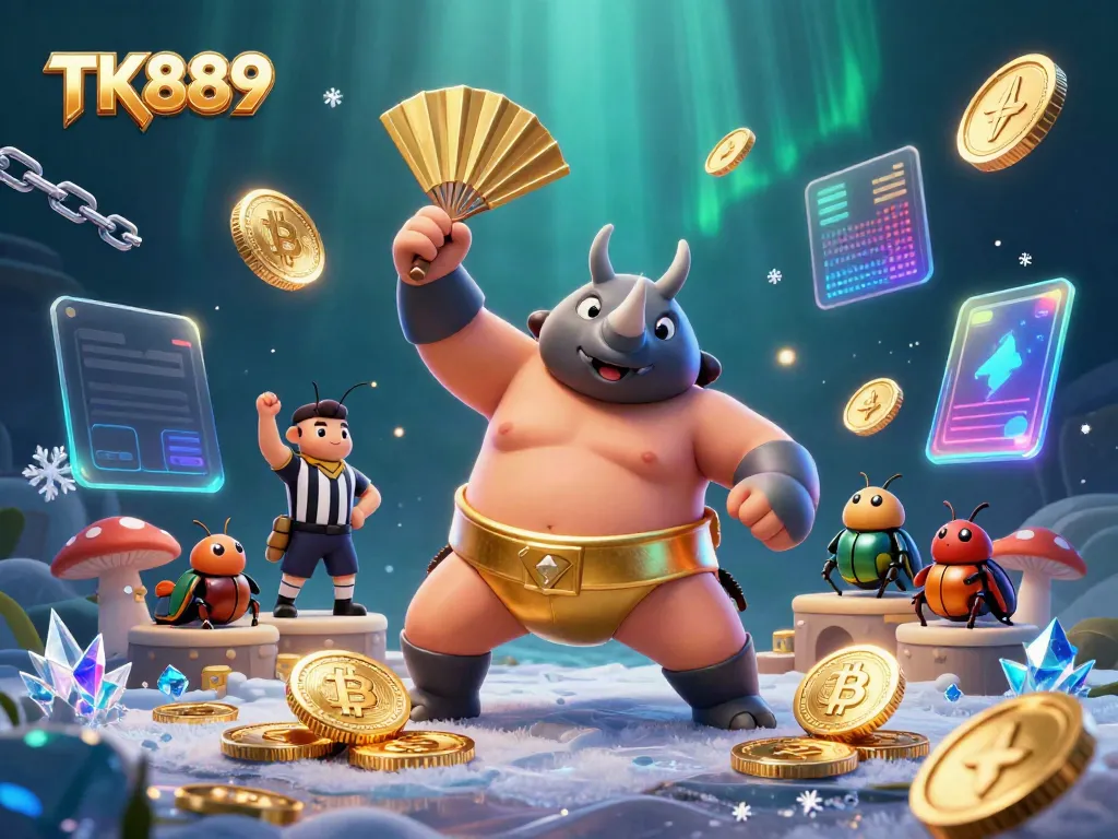 Experience the thrill of TK889, featuring dynamic 3D characters and vibrant casino elements.